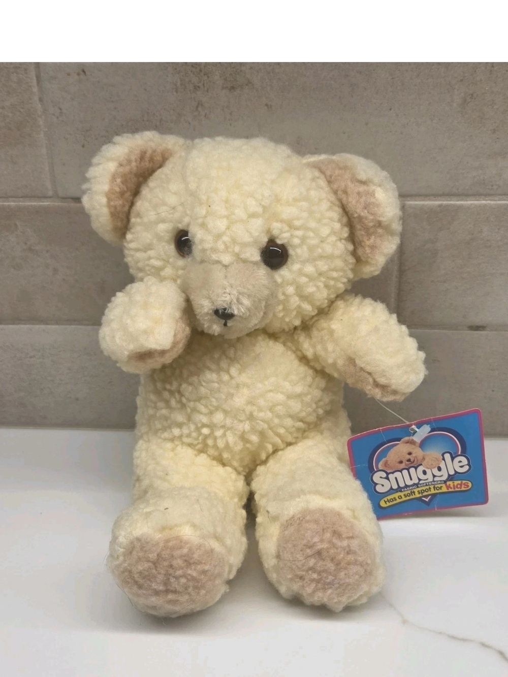 Snuggle Bear Plush Vintage 1997 Lever Brothers 10” Stuffed Animal Promo W/ Tag